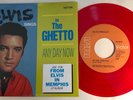 Elvis Presley / In The Ghetto & Any Day Now / RCA Red Vinyl 45 w PS / Mint