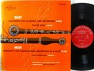 WESTMINSTER RED 1954 Mozart LEOPOLD WLACH Clarinet Concerto RODZINSKI WL-5307 EX