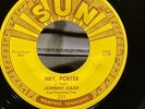 JOHNNY CASH “Hey, Porter / Cry Cry Cry” Cash’s first PUSH MARKS SUN 221 NM
