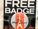 THE STYLE COUNCIL BADGE / PIN - PART OF RARE SMASH HITS MAGAZINE 1983