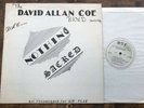 David Allan Coe - Nothing Sacred NM LP Outlaw Country EXPLICIT