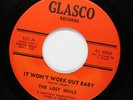 LOST SOULS Sweet Soul 45rpm Give Me Your Love b/w It Won't Work Out Baby HEAR