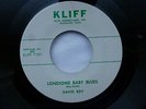 DAVID RAY 45 'LONESOME BABY BLUES' USA KLIFF 1958 TEXAS ROCKABILLY 1970S REPRO