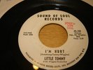 Rare Northern soul White Demo LITTLE TOMMY I'm hurt / Lov'h Sound of Soul 1965