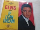 ELVIS PRESLEY IF I CAN DREAM SPECIAL  45 IN PICTURE SLEEVE ON RED  VINYL