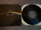 Pink Floyd Dark Side of the Moon 1973 Harvest Records LP w/ green pyramid poster