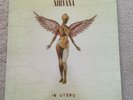 Nirvana In Utero Vinyl LP RARE yellow Kurt Cobain Dave Grohl Foo Fighters