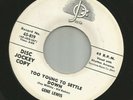 ROCKABILLY - GENE LEWIS - TOO YOUNG TO SETTLE DOWN -  HEAR- 1957 PROMO JOSIE