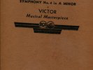 Sibelius: SYMPHONY #4: STOKOWSKI: PHILADELPHIA /FOUR 78RPM SHELLAC RECORDS /RARE