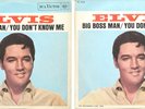 ELVIS PRESLEY-45 GIRI VINILE. N1534 / BIG BOSS MAN._YOU DON'T KNOW ME: 1^ ED.