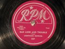 78 RPM -- Lightning Hopkins, RPM 337 