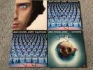 3 Autographed Jean Michel Jarre Albums LP Equinoxe Oxygene Magnetic Fields 