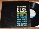 Cannonball Adderley Somethin Else 1st DG W63 No R Blue Note lp Miles Davis