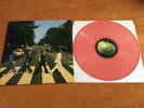 the beatles abbey road Pink Vinyl On The Apple Label Australian Copy In Great