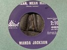 WANDA JACKSON   MEAN MEAN MAN VG++ ROCKABILLY 45 Capitol F4026