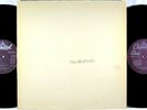 2 LPs CAPITOL 1980 CANADA Beatles WHITE ALBUM Purple Labels w/POSTER SWBO-101
