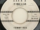 TOMMY DAE It Was a Lie b/w TENSIONETTES You Made Me Cry DOO WOP TEEN 45 *hear*