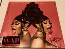 Cardi B Wap SIGNED Limited Pink Edition LP Vinyl Megan Thee Stallion IN Hand