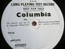 33CX 1479 TEST PRESSING Mendelssohn Songs Without Words Gieseking Columbia DEMO