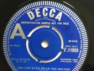 TONY KNIGHT & LIVE WIRES DID YOU EVER HEAR THE SOUND? DECCA F11989 DEMO 7