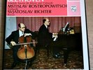 ROSTROPOVICH, RICHTER cello sonatas BEETHOVEN 1960s PHILIPS STEREO 2LP Box MINT