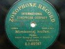 78rpm Jewish Hebrew GERSHON SIROTA Warsaw Synagogue Cantor RARE ZONOPHONE 1911