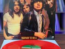 AC/DC RED COLORED VINYL  L.P RECORD HIGHWAY TO HELL YOUNG SCOTT  WILLIAMS RUDD
