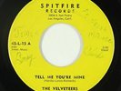 Doo-Wop 45 - Velveteers - Tell Me You're Mine - Spitfire - mp3 - rare OG