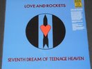 LOVE AND ROCKETS seventh dream USA LP new BLUE VINYL limited #1131/1500 bauhaus