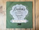 Pathé DTX127 - Brahms - Cello Sonatas - Maurice MARÉCHAL - Jeanne-Marie DARRE