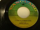 JUNIOR WELLS- VANGUARD 45 RPM- STOMACH ACHE/ SHAKE IT BABY- EDGE WARP- LISTEN