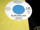 LULU To Sir With Love/The Boat That I Row 45 Original Epic WL PROMO NM BEAUTY