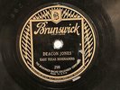 COUNTRY EAST TEXAS SERENADERS Deacon Jones / Adeline BRUNSWICK 298