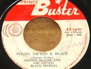 PRINCE BUSTER YOUNG GIFTED BLACK b/w BLACKER JA BUSTER 7
