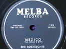 The Rocketones 1957 DOO WOP 78 Mexico / Dee I MELBA 113 VG+++/MINT--
