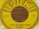 JEAN CHAPEL   I WON'T BE ROCKIN' TONIGHT b/w WELCOME TO THE CLUB   USA SUN 7