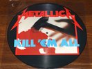 METALLICA   KILL 'EM ALL   UK 10-TRACK LP PICTURE DISC W/ ORIGINAL PVC SLEEVE