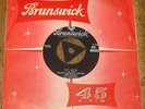 JOHNNY CARROLL   HOT ROCK b/w CRAZY LOVIN'   UK BRUNSWICK TRI 7