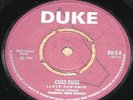 LLOYD ROBINSON   CUSS CUSS b/w LAVENDER BLUE   UK SKA DUKE 7