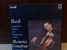 Bach-Maurice Gendron-Suiten fuer Violoncello alleine-Philips 3LP Box 835 2-N.M