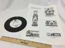 1972 DEVILS ANGELS Pressbook ad slick 45 record radio spot 5 cycle shocker show