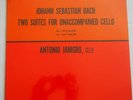 Antonio Janigro BACH Cello Suites No.1 & 3 - Westminster W-9001 SEALED MINT