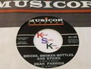 Rare DEAN PARRISH 45 Bricks Broken Bottles Sticks MUSICOR 1099 Original '65 RARE