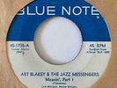 Jazz Hard Bop 45 ART BLAKEY & JAZZ MESSENGERS Moanin' Blue Note Mono RVG HEAR