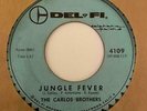 Chicano Rockabilly Exotica 45 CARLOS BROTHERS Jungle Fever/Under Stars Of Love