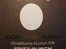 FRITZ BUSCH/GLYNDEBOURNE FESTIVAL 1936 don Giovanni MOZART 3LP'S Box NM++