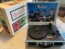 Cool Retro Style Custom Beatles Record Player w/ Colorful Box & unique 7