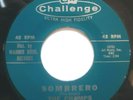 45 RPM R&B DANCER THE CHAMPS, SOMBRERO / THE SHODDY SHODDY