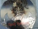 EX/EX Iron Maiden THE EVIL THAT MEN DO Shaped Vinyl Picture Pic Disc
