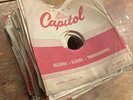Misc Stack Of 78 RPM Company Record Sleeves Columbia, Capital, Decca, Etc.